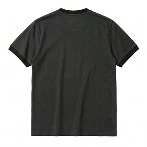 Nouveau T-shirt graphique tendance printemps-été pour homme, manches courtes, tenue formelle, grande taille, 100 % coton, coupe oversize, personnalisable - Product Image 2