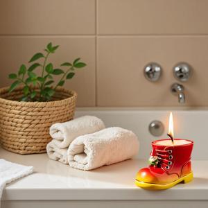 Aromatherapy Candle Cup Storage Work Shoes Flower Pot Cups Gypsum Resin Candle <b>Silicone</b> Mold - Product Image 3