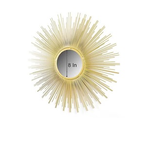 El marco de metal para espejos ofrece una resistencia y estabilidad inigualables, garantizando que su espejo se mantenga perfectamente soportado durante años. - Product Image 5