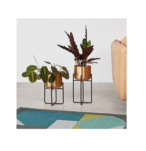 Hot Seller Handicrafts Classic <b>Large</b> Metal Iron Outdoor Floor Planters Garden <b>Pots</b> Drainage Hole Custom Logo In Factory Price - Product Image 6