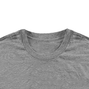 Camisetas Grises de Alta Calidad para Hombre con Logotipo Personalizado, para la Temporada de Verano, Ropa Urbana Transpirable, Camisetas con Cuello Redondo - Product Image 4