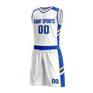 Uniformes de Baloncesto Sublimados Unisex al por Mayor, Transpirables, Tallas Grandes, Logotipo Personalizado para Clubes de Baloncesto, 100% Poliéster - Product Image 2