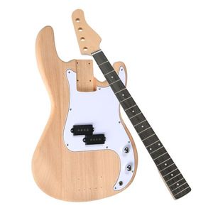 DIY 4-String GP Style Electric Bass Guitar Kits Mahogany Body Maple Neck with Accessories - Product Image 6