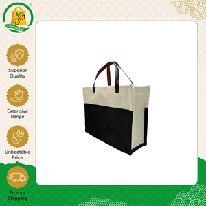 ลดราคาพิเศษสำหรับกระเป๋าช้อปปิ้งผ้ากระสอบป่านแบบย่อยสลายได้ ดีไซน์ใหม่ คุณภาพดี เป็นมิตรต่อสิ่งแวดล้อม สำหรับผู้หญิง ในราคาประหยัด - Product Image 2