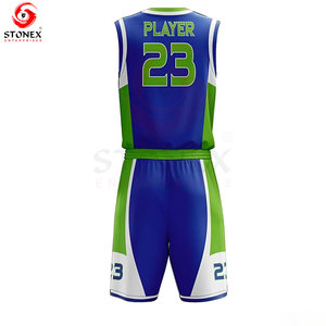 Tenue de basketball entièrement sublimée, maillot de basketball personnalisé pour équipe avec short, vêtements de sport respirants en polyester, services OEM - Product Image 6