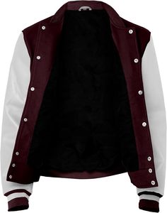 <b>Mens</b> Luxury Custom Varsity Letterman <b>Jacket</b> With <b>Wool</b> Body Leather Sleeves Chenille Patches And Professional Team Embroidery - Product Image 3