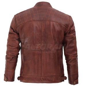Men Leather <b>Jacket</b> <b>Travel</b> Wear Men Leather <b>Jacket</b> Minimal Style Men Leather <b>Jacket</b> Clean Look Fashion - Product Image 4