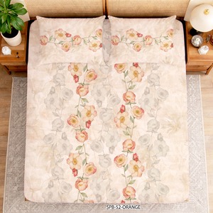 Draps de lit élégants en microfibre imprimés numériquement 7D, 125 GSM, modernes, écologiques, durables, toutes saisons, confortables pour un sommeil premium à la maison - Product Image 2