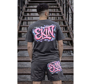 Breathable Summer Print Slim <b>Tracksuit</b> Streetwear Men's Oversize <b>White</b> 100% Cotton <b>Tracksuit</b> - Product Image 4