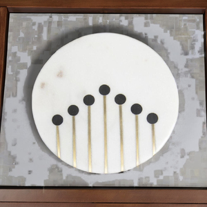 Ensemble de dessous-de-verre en marbre blanc de luxe moderne avec veinage naturel, dessous-de-verre ronds pour boissons, accessoire de table protecteur, vente en gros en vrac pour hôtel - Product Image 6