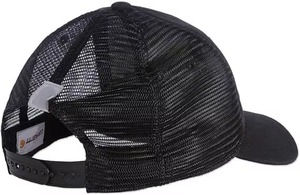 Gray 6-Panel Trucker Cap 100% Cotton Mesh Back Common Adjustable Unisex Casual Hat Solid Color Adult Fit - Product Image 3