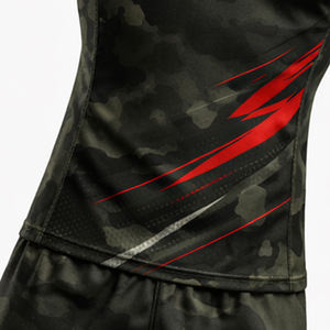 Ensemble de maillots de rugby courts sublimés sur mesure, coutures renforcées, haute élasticité, respirant, vêtements d'entraînement de rugby professionnels - Product Image 2