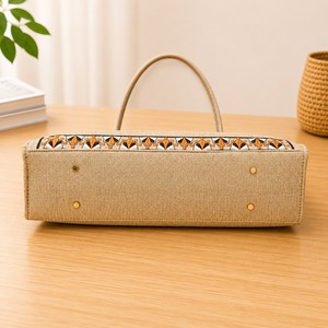 Sac fourre-tout en velours côtelé kaki avec fermeture éclair, sac à bandoulière, grande capacité, pour le shopping quotidien et les voyages - Product Image 4
