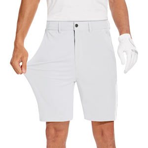 Shorts de golf pour hommes avec logo, tissu extensible et à séchage rapide, parfaits pour un jeu confortable et élégant, shorts de golf pour hommes - Product Image 1