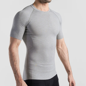 Wholesale Custom Logo <b>Men's</b> <b>Compression</b> T <b>Shirt</b> Dry Fit Athletic Base Layer Sport Top Gym Training Muscle Fit Short Sleeve OEM - Product Image 3