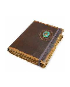 Wholesale Handmade Leather Hardcover Diary Notebook Vintage Style Side <b>Stitched</b> Customizable Design <b>Gift</b> Option 200 Pages - Product Image 1