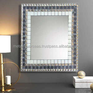 Handmade Eco Friendly Mosaic Glass <b>Wall</b> <b>Mirror</b> Decorative Mosaic Frame <b>Mirror</b> for Home Living Room Bedroom and Interior Decor - Product Image 6