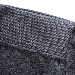 Ensemble de survêtement unisexe gris 2 en 1 en polaire, veste zippée intégrale avec poches latérales, vêtements de sport décontractés, vêtements d'hiver, 100% polyester, coupe classique - Product Image 5