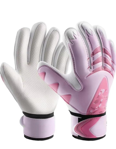 ถุงมือผู้รักษาประตูลดราคาพิเศษ คุณภาพระดับมืออาชีพ ป้องกันอย่างดี ผลิตจากยางลาเท็กซ์ ถักด้วยไนลอน สำหรับฟุตบอล - Product Image 2