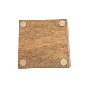 MN Exports - Mantel Redondo de Madera de Lujo, 350 mm de Diámetro, 4 mm de Grosor, Ecológico - Product Image 2