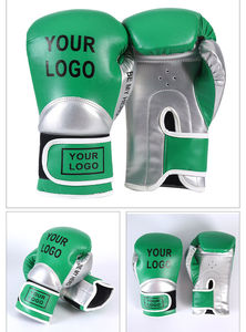 Guantes de Boxeo de Cuero Genuino con Logotipo Personalizado para Entrenamiento y Sparring, Guantes de Boxeo Profesionales con Espuma Multicapa - Product Image 2