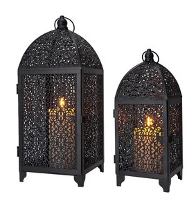 Portavelas de Metal Rústico Resistente al Calor, Personalizable, Decoración para el Hogar, Estilo Rústico, Decoración Colgante para Patio y Jardín - Product Image 6