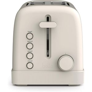 Tostadora de 2 Rebanadas con Control de Tono de Tostado de 6 Ajustes, Botones de Recalemar, Cancelar, Descongelar Bagels, Bandeja Recolectora de Migas Extraíble Anti-Atascos y Deslizamiento Automático - Product Image 1