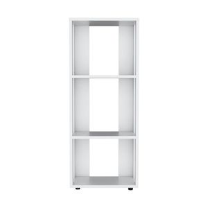 Melamine White <b>Bookcase</b> with Open Storage Elegant and Practical Furniture - Product Image 3