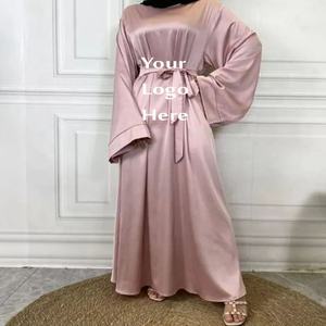 Borka robes mode pour le plus récent dropshipping Abaya femmes robe musulmane Polyester OEM Service Abaya du fournisseur - Product Image 2