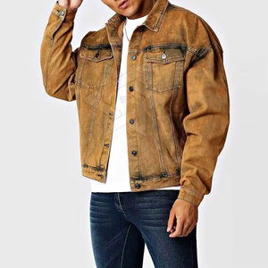 Chaqueta de Mezclilla Urbana para Hombre en Color Sólido, Prenda Exterior Premium, Fabricación en Masa, Chaqueta de Mezclilla de Alto Rendimiento para Hombre - Product Image 5