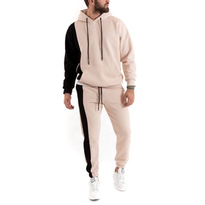 Sudadera con capucha y Jogger de algodón 2025 de alta calidad para hombre 100%, conjunto de chándal de invierno con logotipo personalizado para hombre - Product Image 2
