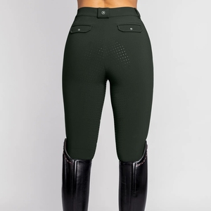 High Quality 4-way Stretch Horse Riding Breeches <b>Leggings</b> Tights <b>Equestrian</b> Wear Pants on Technical Fabric with Soft Feel - Product Image 3