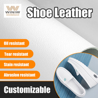 Cuir PU souple de 1,6 mm résistant aux basses températures et à l'abrasion pour chaussures de sécurité, cuir microfibre certifié