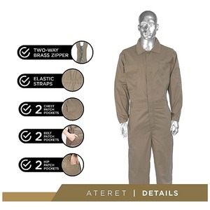 Ropa de Protección Personal (RPP) Resistente al Fuego de Algodón al por Mayor de Fábrica, Overol de Seguridad Industrial Ignífugo, Ropa de Trabajo Protectora Duradera - Product Image 3