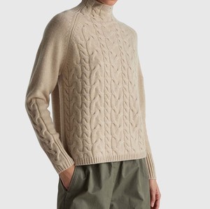 Pull tricoté personnalisé pour femme - Pull d'hiver en gros - Haut en maille doux et respirant pour femme - Product Image 6
