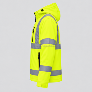 Chaqueta de seguridad de alta visibilidad diseñada con tela resistente, detalles reflectantes y ajuste cómodo para un entorno de trabajo seguro. - Product Image 5
