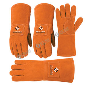 Gants de soudage en cuir durables 2026, résistants à la chaleur, pour la soudure industrielle et la fabrication - Product Image 6