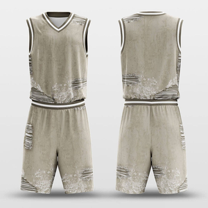 Uniformes de Baloncesto Sublimados Personalizados, Malla sin Mangas, Cuello en V, 100% Poliéster Ecológico, Absorbe la Humedad, Unisex, Nombre del Equipo para Adultos - Product Image 4