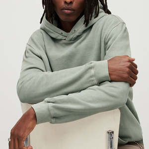 Hoodies Homme et Garçon de Haute Qualité, Sans Cordon, Respirants, Effet Délavé à l'Acide, Fermeture Éclair Intégrale, Coupe Boxy Américaine, 500 GSM, Lavage Enzymatique, Modèle Designer - Product Image 5