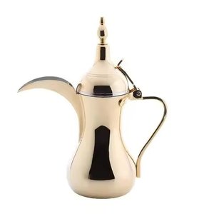 Gold Plated Trending Style Metal Arabic Coffee Pot Dallah Restaurant Hotel Serving Use Coffee Pot Dallah in Affordable Price - Product Image 1