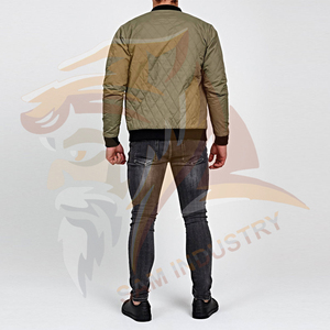Blouson bomber léger pour homme avec fermeture éclair, coupe-vent et résistant à l'eau, design élégant, veste d'hiver - Product Image 3