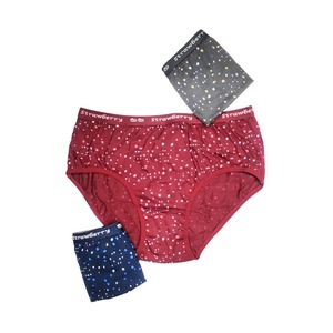 Culottes/Slips pour femmes Lyvia Brand en gros, 17 mm d'élastique extérieur, taille mi-haute, coupe haute, tricot uni respirant, 100% coton, pour tous les jours - Product Image 6