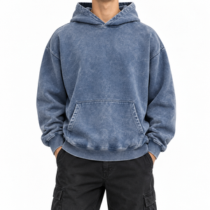 Sudadera con Capucha Extra Grande para Hombre, Ropa Casual Urbana, Tejido de Algodón Cálido, Sudaderas de Invierno, Ropa Casual de Moda - Product Image 5