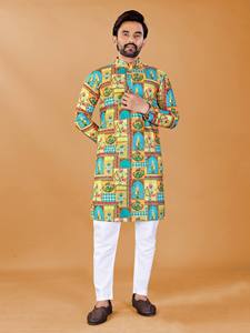 Premium Rayon Embroidered <b>Kurti</b> for Women with Digital Print and Schifli Style Chikankari Work - Product Image 4