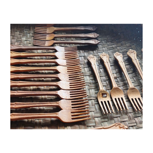 Juego de Cucharas de Madera Natural de Alta Calidad con Logotipo Personalizado, Resistentes al Calor, Antiadherentes, Utensilios de Cocina, Herramientas de Cocina - Product Image 6
