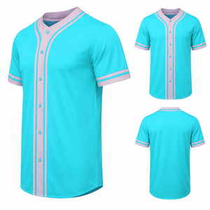 Uniforme de baseball unisexe personnalisé pour adultes, imprimé par transfert thermique, respirant, séchage rapide, coton polyester, antibactérien, idéal pour l'été - Product Image 6