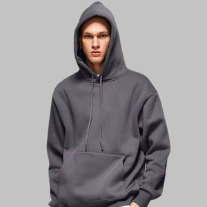 เสื้อฮู้ดดี้คลาสสิกสำหรับผู้ชาย ทรงหลวม สวมใส่สบาย มาพร้อมฮู้ดปรับได้ และกระเป๋าหน้าแบบจิงโจ้เพื่อความสะดวกสบายตลอดวัน - Product Image 6