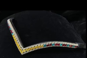 Diademas de cuero de diseño único y estilo personalizado, accesorios de tamaño personalizado, fabricación de diademas de cuero para caballos ecuestres al mejor precio al por mayor. - Product Image 2