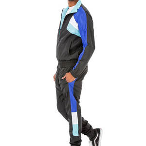 Ensemble de sport pour homme à séchage rapide pour la gym, le jogging et les tenues décontractées, coupe-vent en polyester avec veste - Product Image 5
