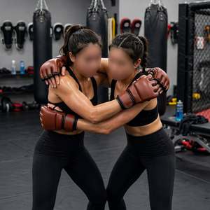 Gants de boxe MMA en cuir PU de qualité supérieure, à doigts entiers, pour arts martiaux mixtes, entraînement au sac de frappe, taille XS, hommes et femmes, Pakistan - Product Image 4